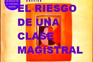 EL RIESGO DE UNA CLASE MAGISTRAL